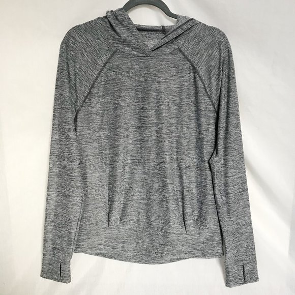 The North Face Gray Space-dye Athletic Hoodie - Picture 1 of 7